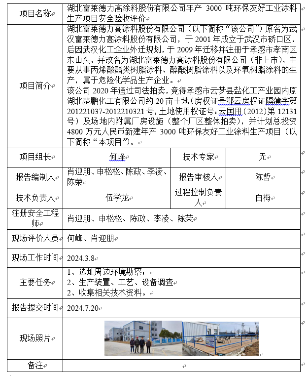 富莱德力高涂料验收.png